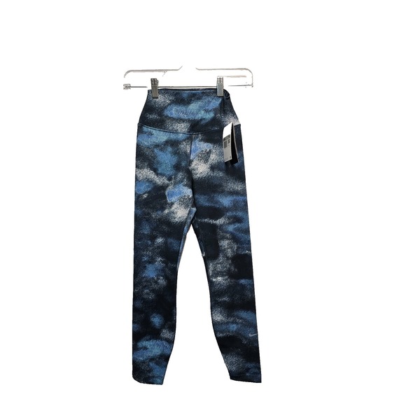Nike Pants - New with tags Nike One Womens Dri-Fit High Rise 7/8 leggings-blue size XS